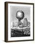 Launch of a Hot Air Balloon, Late 18th Century-null-Framed Giclee Print