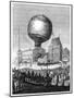 Launch of a Hot Air Balloon, Late 18th Century-null-Mounted Giclee Print