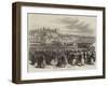 Launch of a Life-Boat at Weymouth-null-Framed Giclee Print