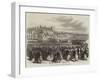 Launch of a Life-Boat at Weymouth-null-Framed Giclee Print