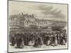 Launch of a Life-Boat at Weymouth-null-Mounted Giclee Print