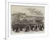 Launch of a Life-Boat at Weymouth-null-Framed Giclee Print