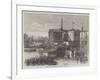 Launch of a New Life-Boat at Gloucester-null-Framed Giclee Print