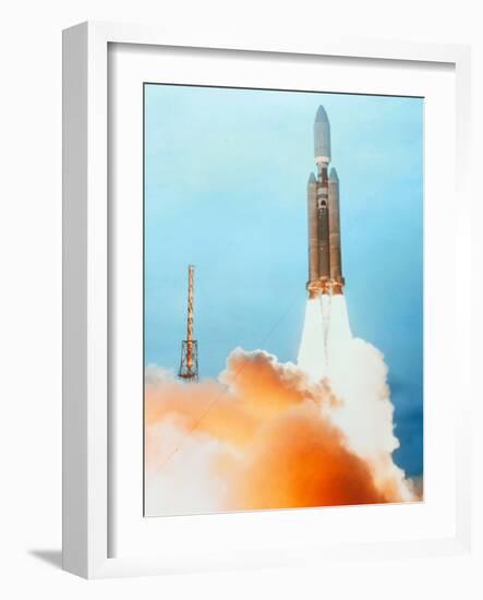 Launch of a Titan IV Rocket-Lockheed Martin-Framed Photographic Print