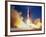 Launch of Apollo 11 Spacecraft En Route To Moon-null-Framed Photographic Print