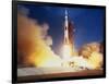 Launch of Apollo 11 Spacecraft En Route To Moon-null-Framed Photographic Print