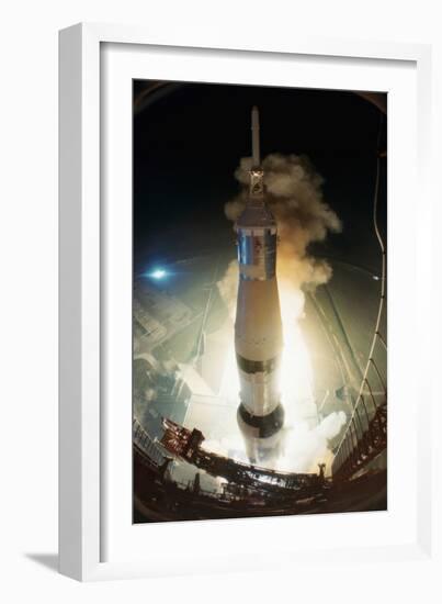 Launch of Apollo 17-null-Framed Photographic Print