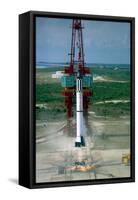 Launch of Freedom 7 by NASA on May 5 1961-null-Framed Stretched Canvas