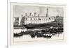 Launch of H.M.S. Melita at Malta the First Ironclad Launched from the Malta Dockyard, 1888-null-Framed Giclee Print