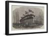 Launch of Her Majesty's Steam-Ram Frigate Resistance at Millwall-Edwin Weedon-Framed Giclee Print