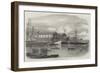 Launch of Hm Gun-Boat The Hardy, at Bristol-null-Framed Giclee Print