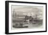 Launch of Hm Gun-Boat The Hardy, at Bristol-null-Framed Giclee Print