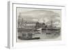 Launch of Hm Gun-Boat The Hardy, at Bristol-null-Framed Giclee Print