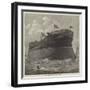 Launch of HMS Alexandra at Chatham Dockyard-null-Framed Giclee Print