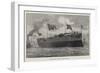 Launch of HMS Medea at Chatham Dockyard-null-Framed Giclee Print