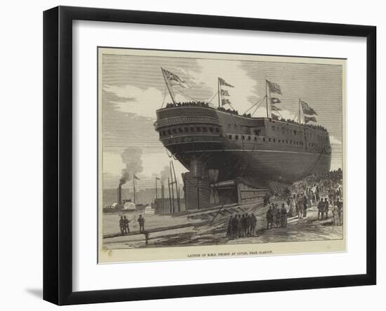 Launch of HMS Nelson at Govan, Near Glasgow-null-Framed Giclee Print