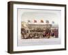 Launch of HMS 'Royal Albert, Woolwich Royal Dockyard, Kent, 1854-null-Framed Giclee Print