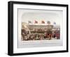 Launch of HMS 'Royal Albert, Woolwich Royal Dockyard, Kent, 1854-null-Framed Giclee Print