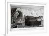 Launch of HMS 'Trafalgar, Woolwich Royal Dockyard, Kent, 1841-John Henry Banks-Framed Giclee Print