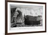 Launch of HMS 'Trafalgar, Woolwich Royal Dockyard, Kent, 1841-John Henry Banks-Framed Giclee Print