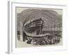 Launch of HMS Victoria at Portsmouth-null-Framed Giclee Print