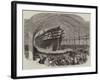 Launch of HMS Victoria at Portsmouth-null-Framed Giclee Print