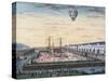 Launch of Hot Air Balloon in the Neighborhood of Finkmatt in Strasbourg-null-Stretched Canvas
