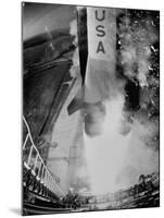 Launch of Saturn 5 Rocket at Cape Kennedy-Ralph Morse-Mounted Premium Photographic Print