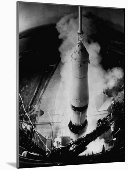 Launch of Saturn 5 Rocket at Cape Kennedy-Ralph Morse-Mounted Photographic Print