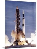 Launch of Skylab on a Two-Stage Saturn V Missile-null-Mounted Photo