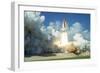 Launch of Space Shuttle Challenger from Kennedy Space Center, Florida, USA, 1985-null-Framed Photographic Print