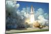 Launch of Space Shuttle Challenger from Kennedy Space Center, Florida, USA, 1985-null-Mounted Photographic Print