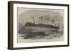 Launch of the Affondatore, Iron-Clad Cupola Frigate, Built for the King of Italy at Millwall, 1865-null-Framed Giclee Print