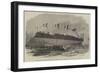Launch of the Affondatore, Iron-Clad Cupola Frigate, Built for the King of Italy at Millwall, 1865-null-Framed Giclee Print