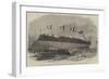 Launch of the Affondatore, Iron-Clad Cupola Frigate, Built for the King of Italy at Millwall, 1865-null-Framed Giclee Print