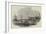 Launch of the Alfred Indiaman, at Blackwall-null-Framed Giclee Print