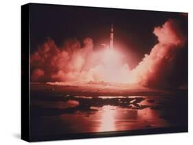 Launch of the Apollo 17 Mission, 1972-null-Stretched Canvas