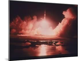 Launch of the Apollo 17 Mission, 1972-null-Mounted Photographic Print