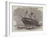 Launch of the Barque Aura at Mr Wheeler's Dockyard, Cork-null-Framed Giclee Print