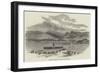 Launch of the Dragon-Fly Steamer on Lake Windermere-null-Framed Giclee Print