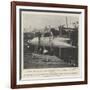 Launch of the First United States Government Submarine Torpedo-Boat, Adder, on 22 July-null-Framed Giclee Print