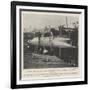 Launch of the First United States Government Submarine Torpedo-Boat, Adder, on 22 July-null-Framed Giclee Print