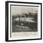 Launch of the First United States Government Submarine Torpedo-Boat, Adder, on 22 July-null-Framed Giclee Print