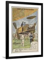 Launch of the French Military Airship La Republique-null-Framed Giclee Print