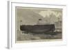 Launch of the German Screw Corvette Sedan, at Stettin-null-Framed Giclee Print