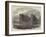 Launch of the Iron Floating Dock at Callao, Peru-null-Framed Giclee Print
