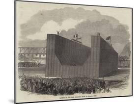 Launch of the Iron Floating Dock at Callao, Peru-null-Mounted Giclee Print