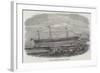 Launch of the Iron Steam-Ship Atrato, at Greenock-null-Framed Giclee Print