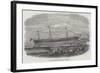 Launch of the Iron Steam-Ship Atrato, at Greenock-null-Framed Giclee Print