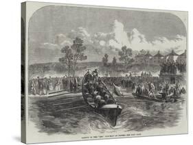 Launch of the Isis Life-Boat at Oxford-null-Stretched Canvas